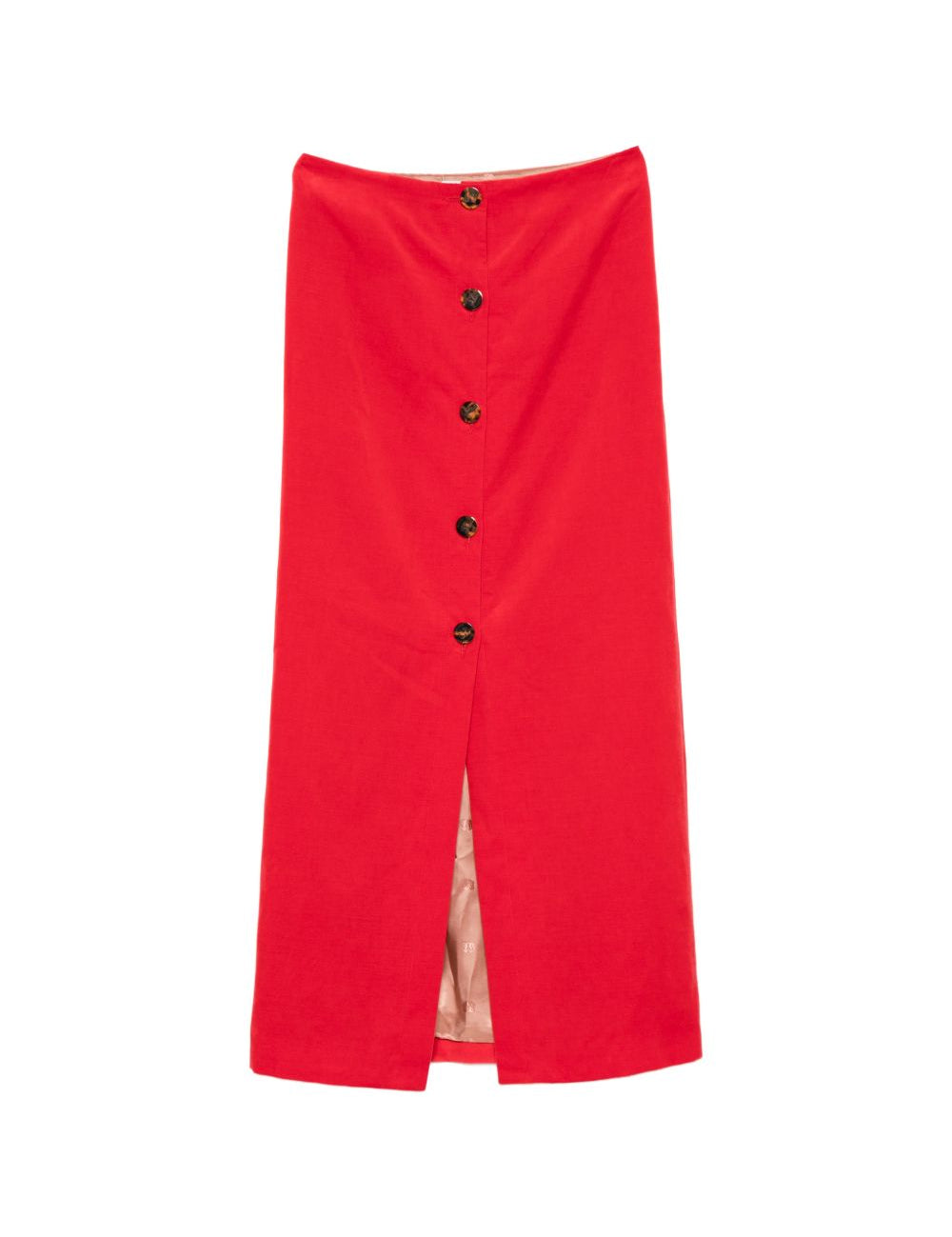 Gonna lunga con bottoni in rosso Blazé Milano - donna 