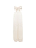 Bless ivory long fringe dress - women
