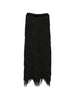 Women's Black Bless Long Fringe Skirt