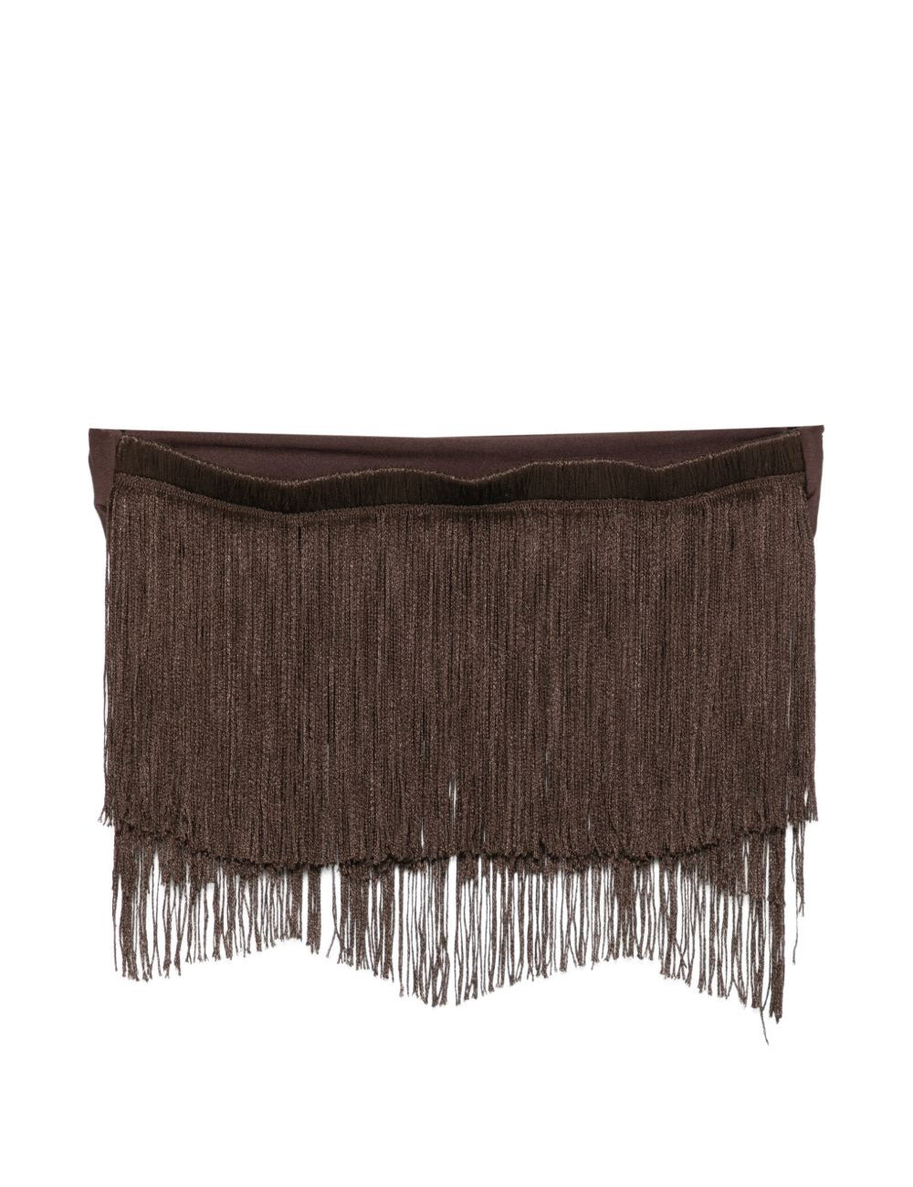 Top con frange Dara in marrone Bless - donna 