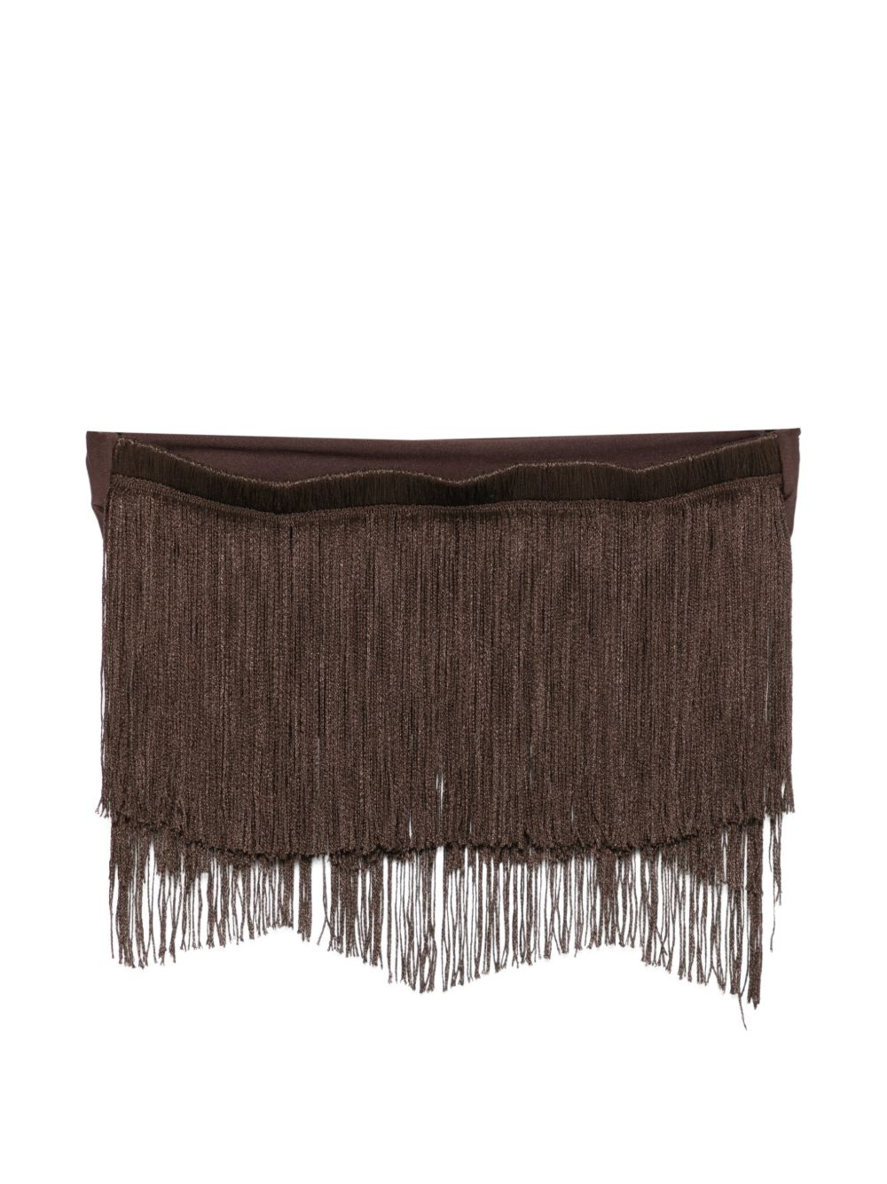 Top con frange Dara in marrone Bless - donna 