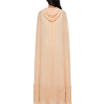 Top lungo con cappuccio in beige Blumarine - donna 