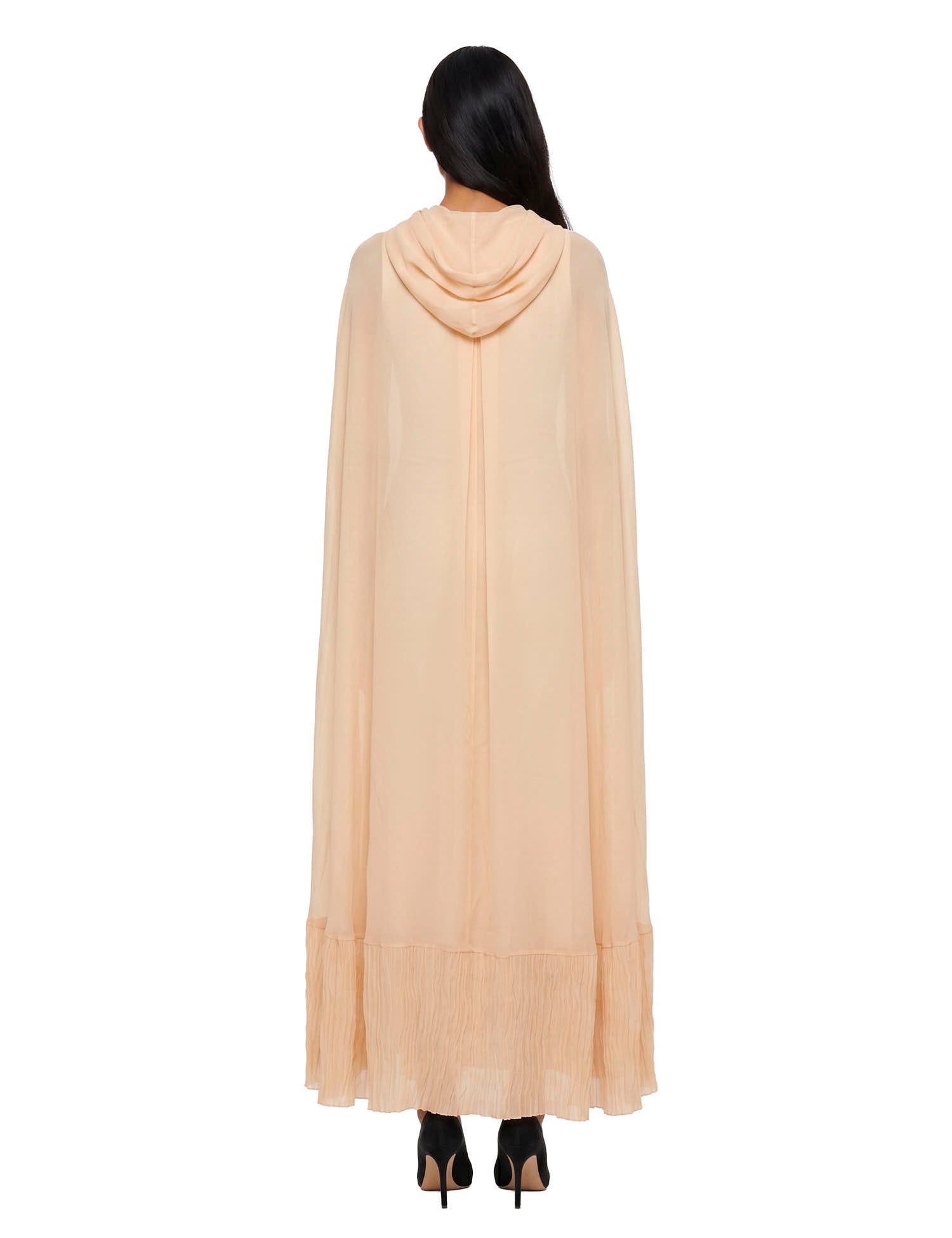 Top lungo con cappuccio in beige Blumarine - donna 