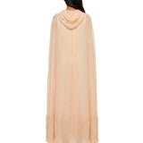 Top lungo con cappuccio in beige Blumarine - donna 