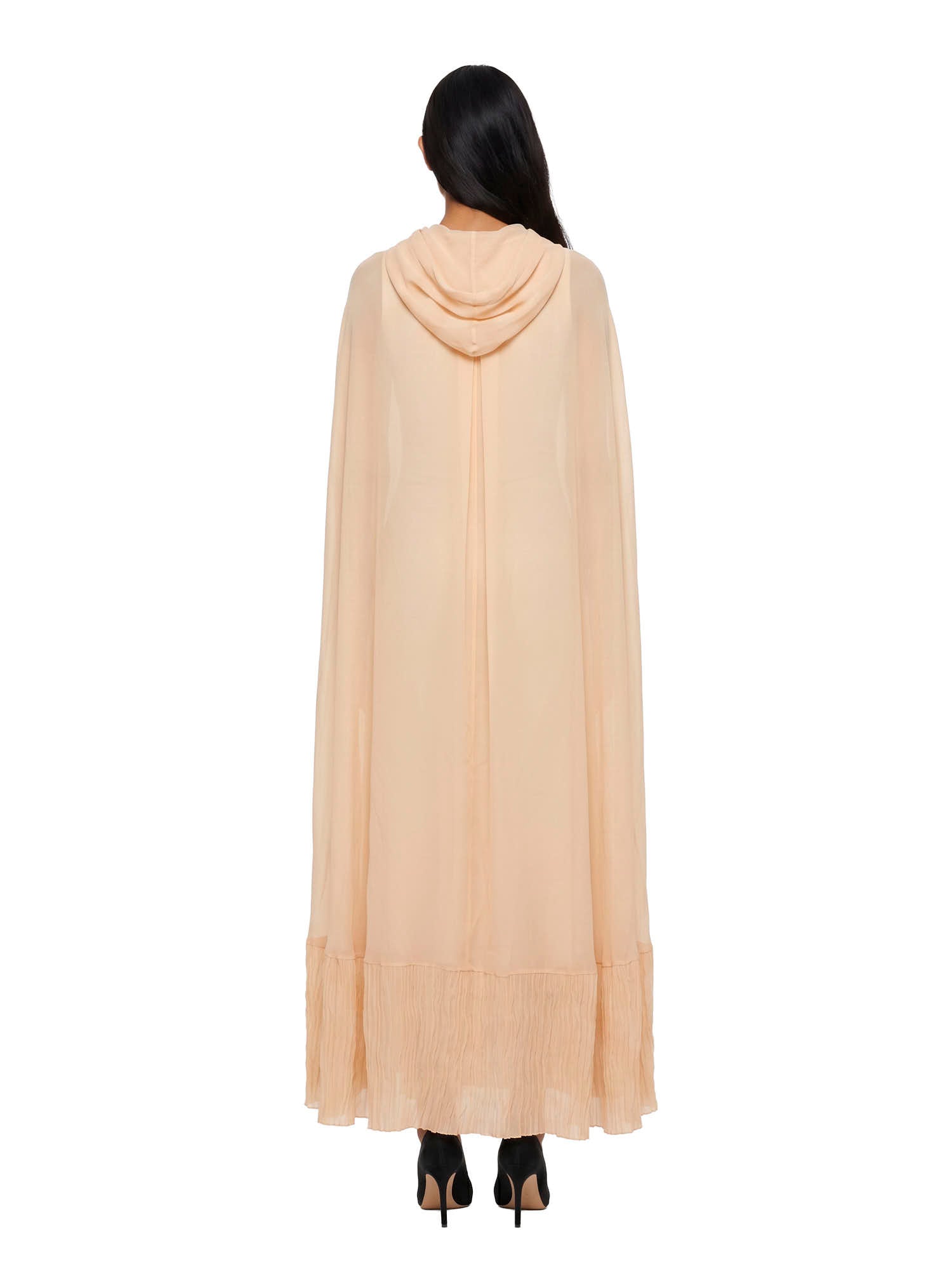 Top lungo con cappuccio in beige Blumarine - donna 