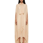 Top lungo con cappuccio in beige Blumarine - donna 