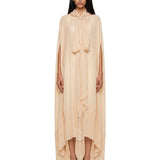 Top lungo con cappuccio in beige Blumarine - donna 