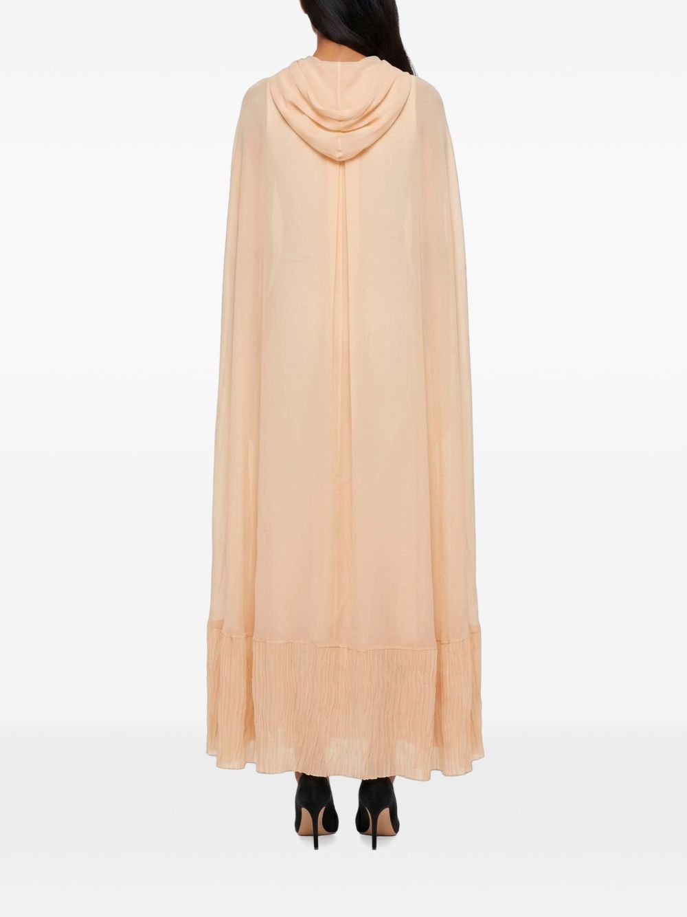 Top lungo con cappuccio in beige Blumarine - donna 