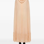 Top lungo con cappuccio in beige Blumarine - donna 