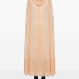 Top lungo con cappuccio in beige Blumarine - donna 