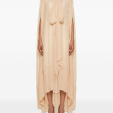 Top lungo con cappuccio in beige Blumarine - donna 