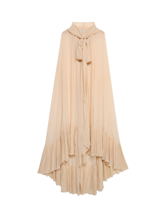 Top lungo con cappuccio in beige Blumarine - donna 