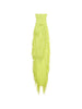 Abito lungo in georgette con ruches in verde Blumarine - donna