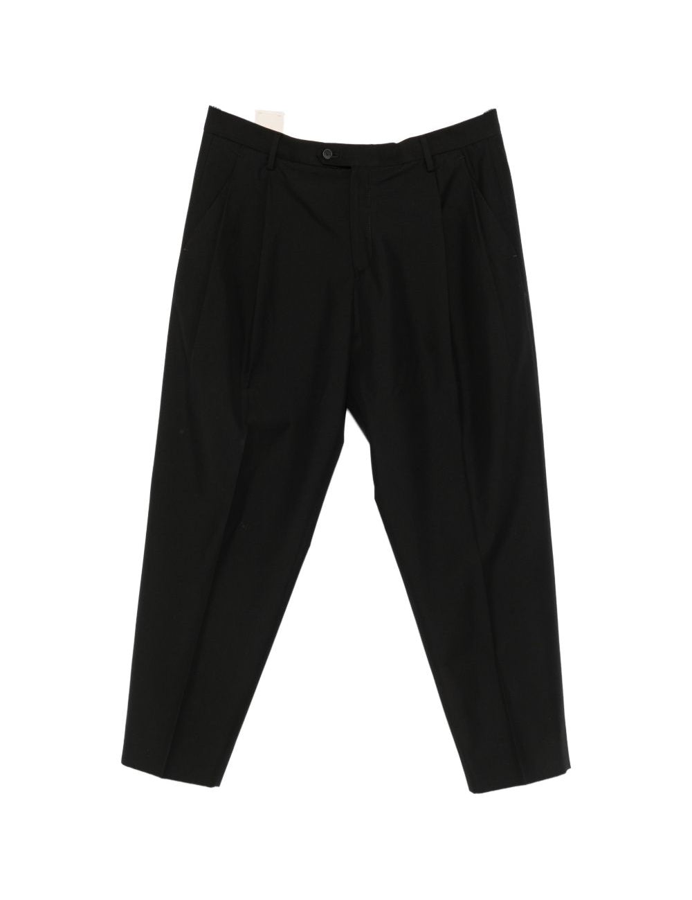 Pantaloni a pieghe con piega stirata in nero Briglia 1949 - uomo 