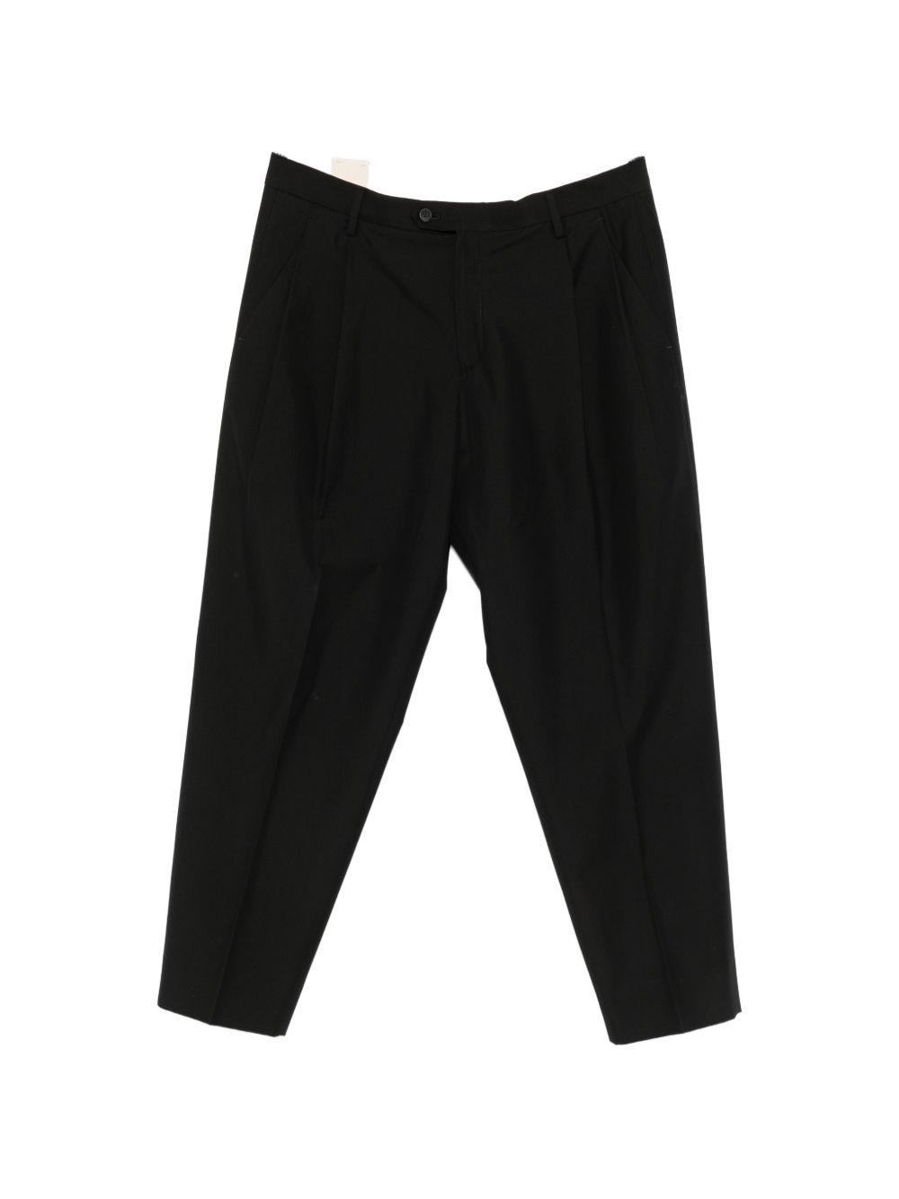 Pantaloni a pieghe con piega stirata in nero Briglia 1949 - uomo 