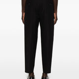 Pantaloni a pieghe con piega stirata in nero Briglia 1949 - uomo 