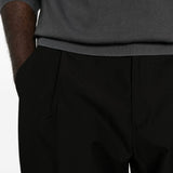 Pantaloni a pieghe con piega stirata in nero Briglia 1949 - uomo 