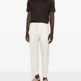 Pantaloni affusolati con pieghe in beige Briglia 1949 - uomo 