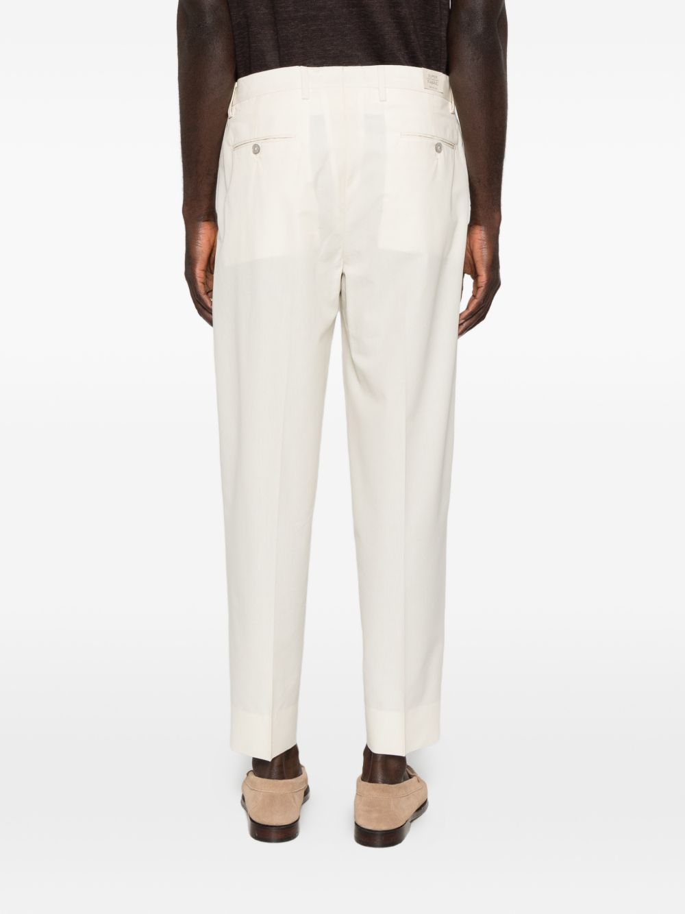 Pantaloni affusolati con pieghe in beige Briglia 1949 - uomo 