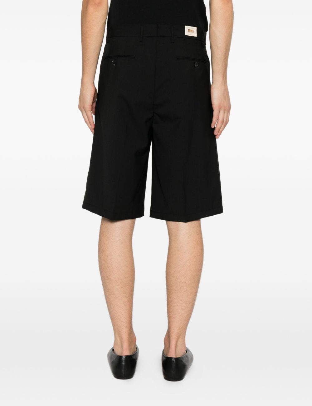 Pantaloncini al ginocchio con pieghe in nero Briglia 1949 - uomo 