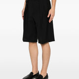 Pantaloncini al ginocchio con pieghe in nero Briglia 1949 - uomo 