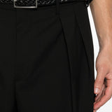 Pantaloncini al ginocchio con pieghe in nero Briglia 1949 - uomo 