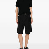 Pantaloncini al ginocchio con pieghe in nero Briglia 1949 - uomo 