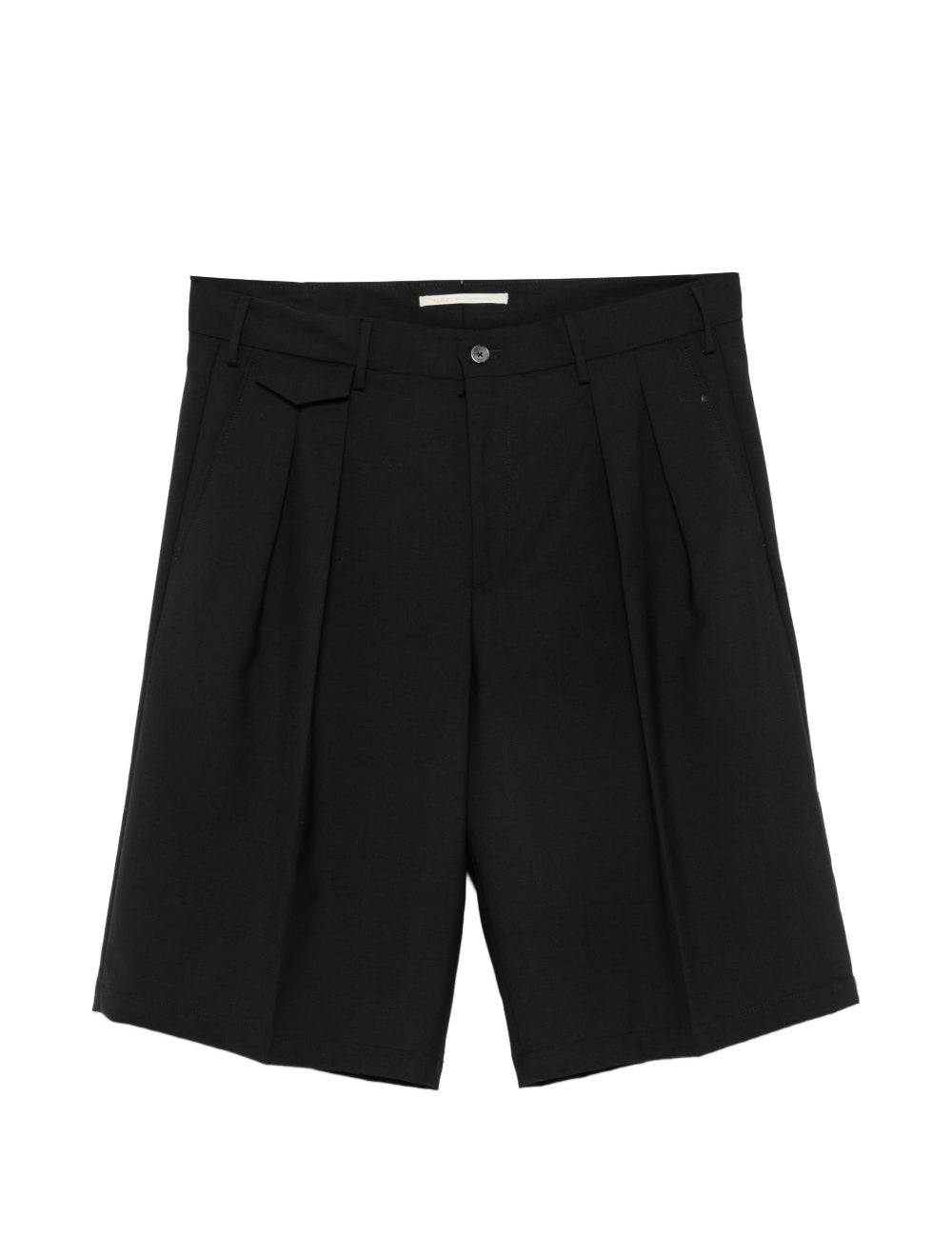 Pantaloncini al ginocchio con pieghe in nero Briglia 1949 - uomo 