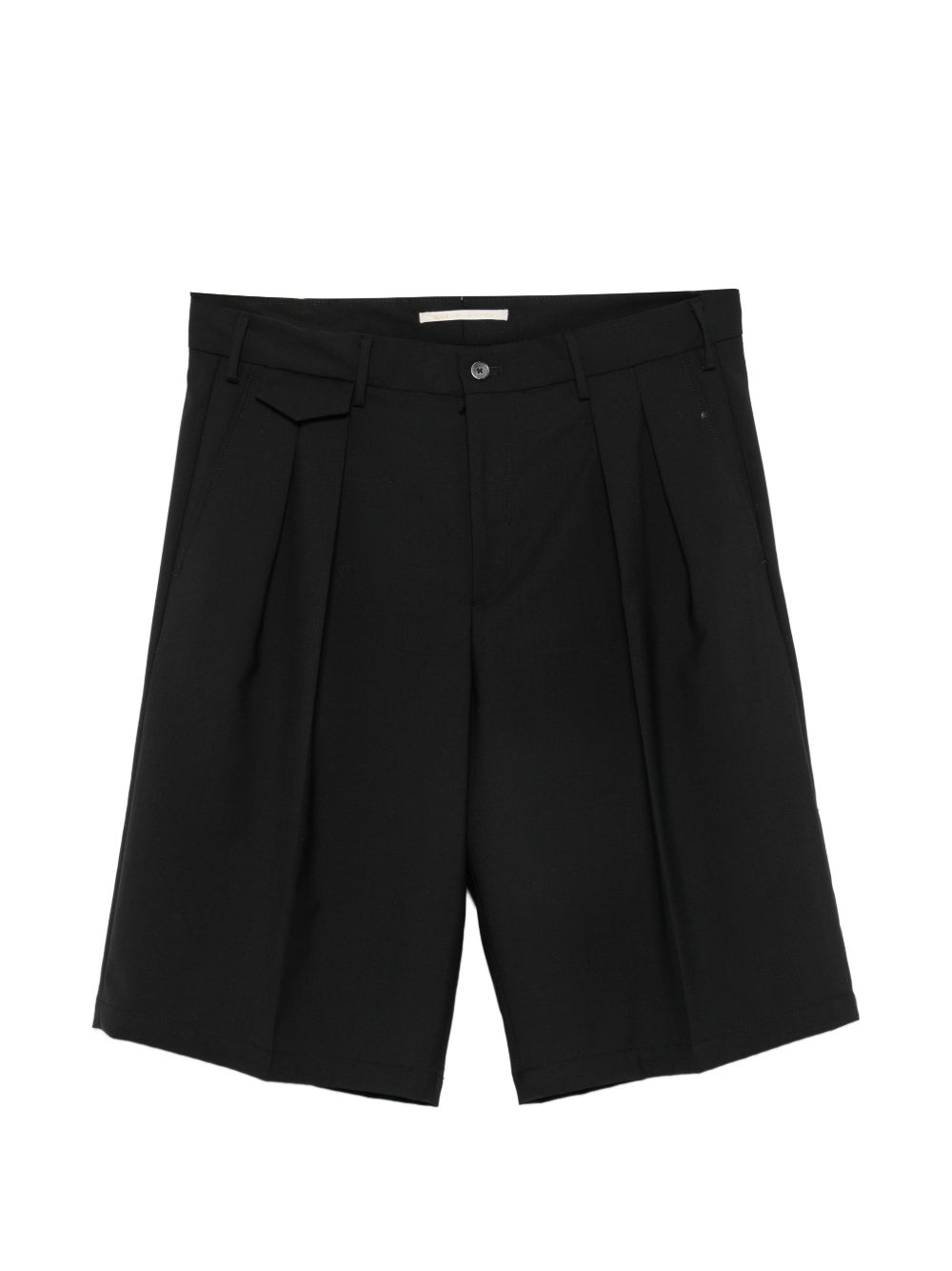 Pantaloncini al ginocchio con pieghe in nero Briglia 1949 - uomo 