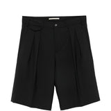 Pantaloncini al ginocchio con pieghe in nero Briglia 1949 - uomo 