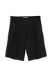 Pantaloncini al ginocchio con pieghe in nero Briglia 1949 - uomo