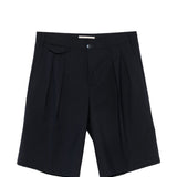 Pantaloncini con bottoni a pieghe in blu Briglia 1949 - uomo 