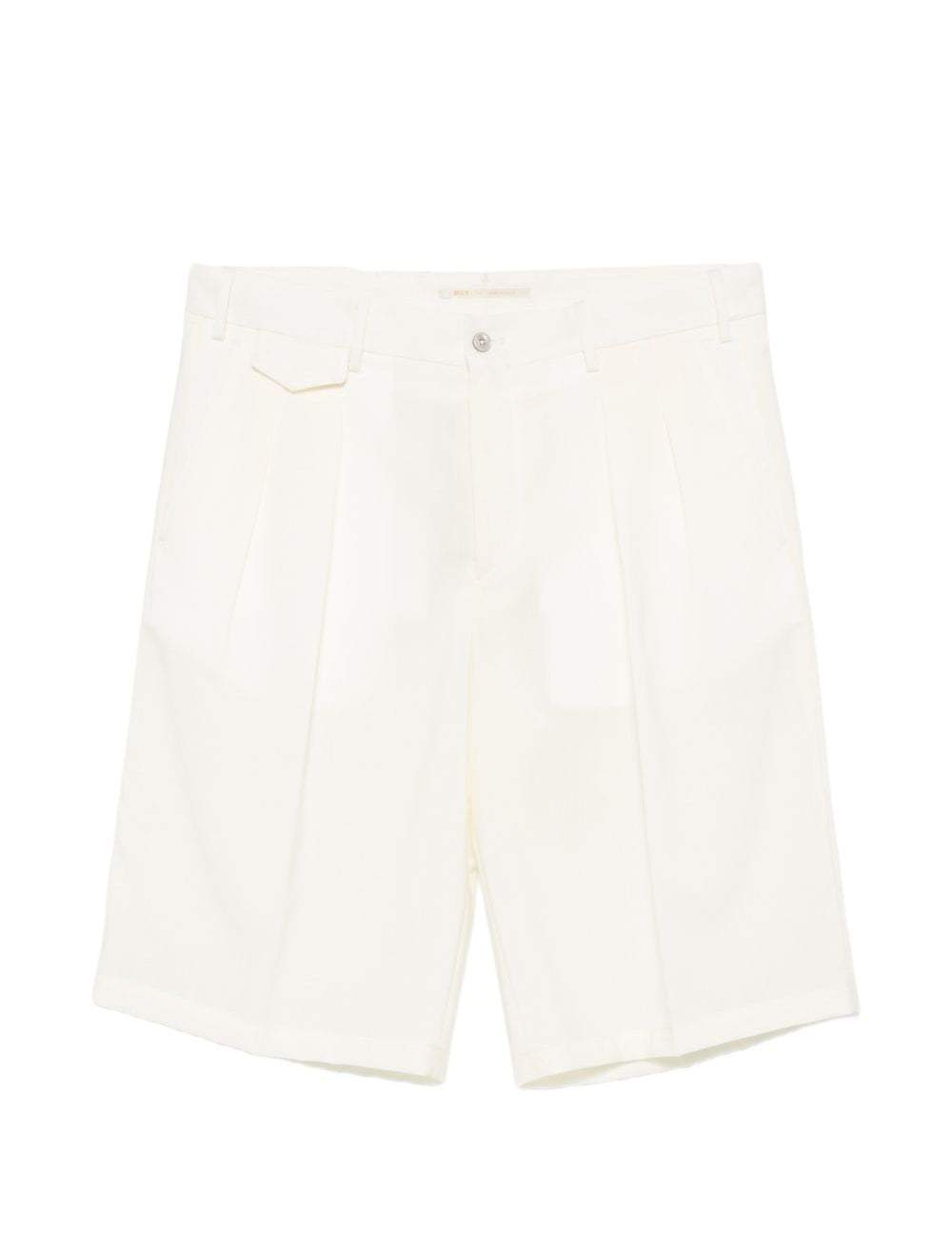 Pantaloncini su misura con dettagli a pieghe in bianco Briglia 1949 - uomo 