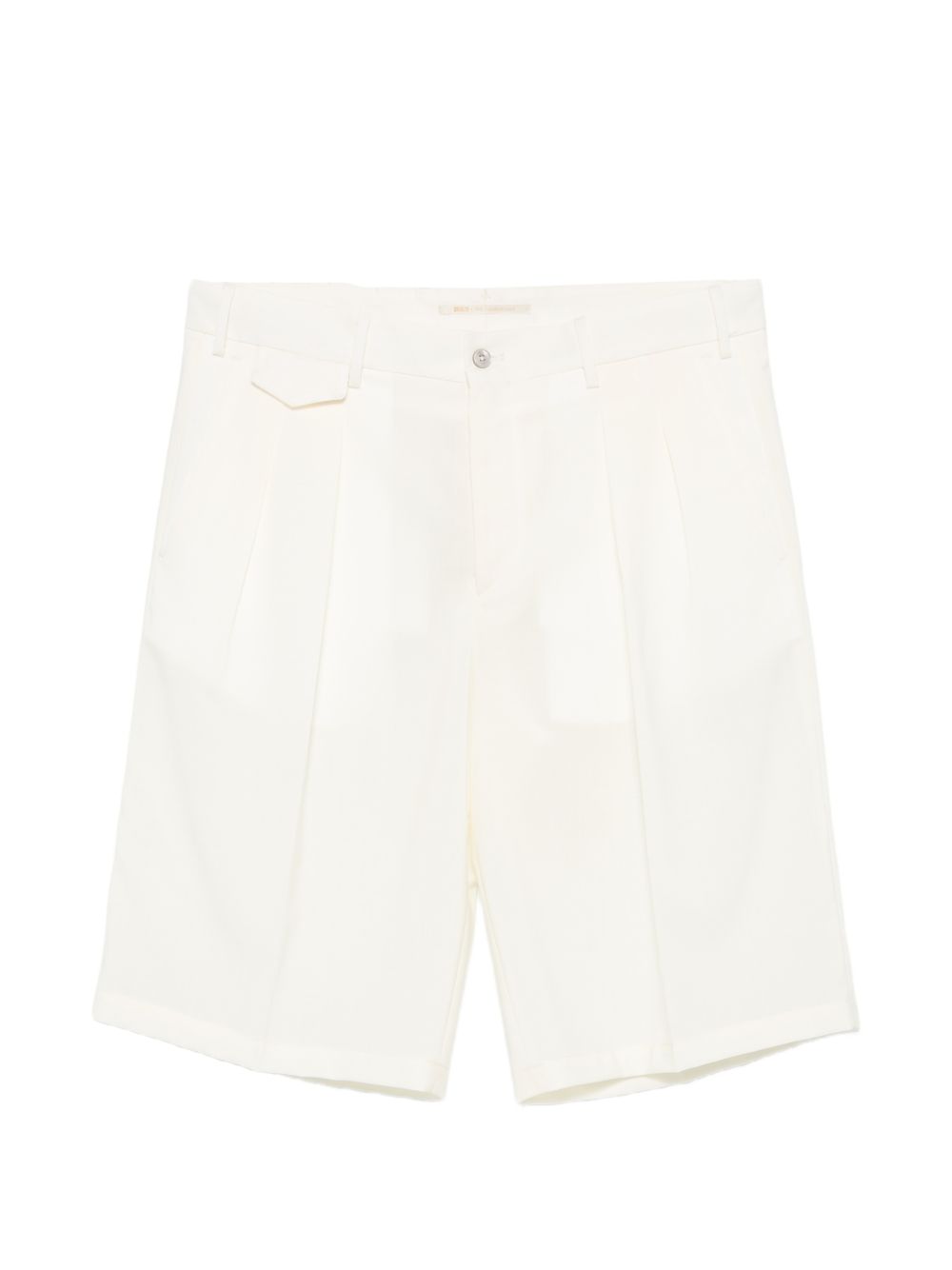 Pantaloncini su misura con dettagli a pieghe in bianco Briglia 1949 - uomo 