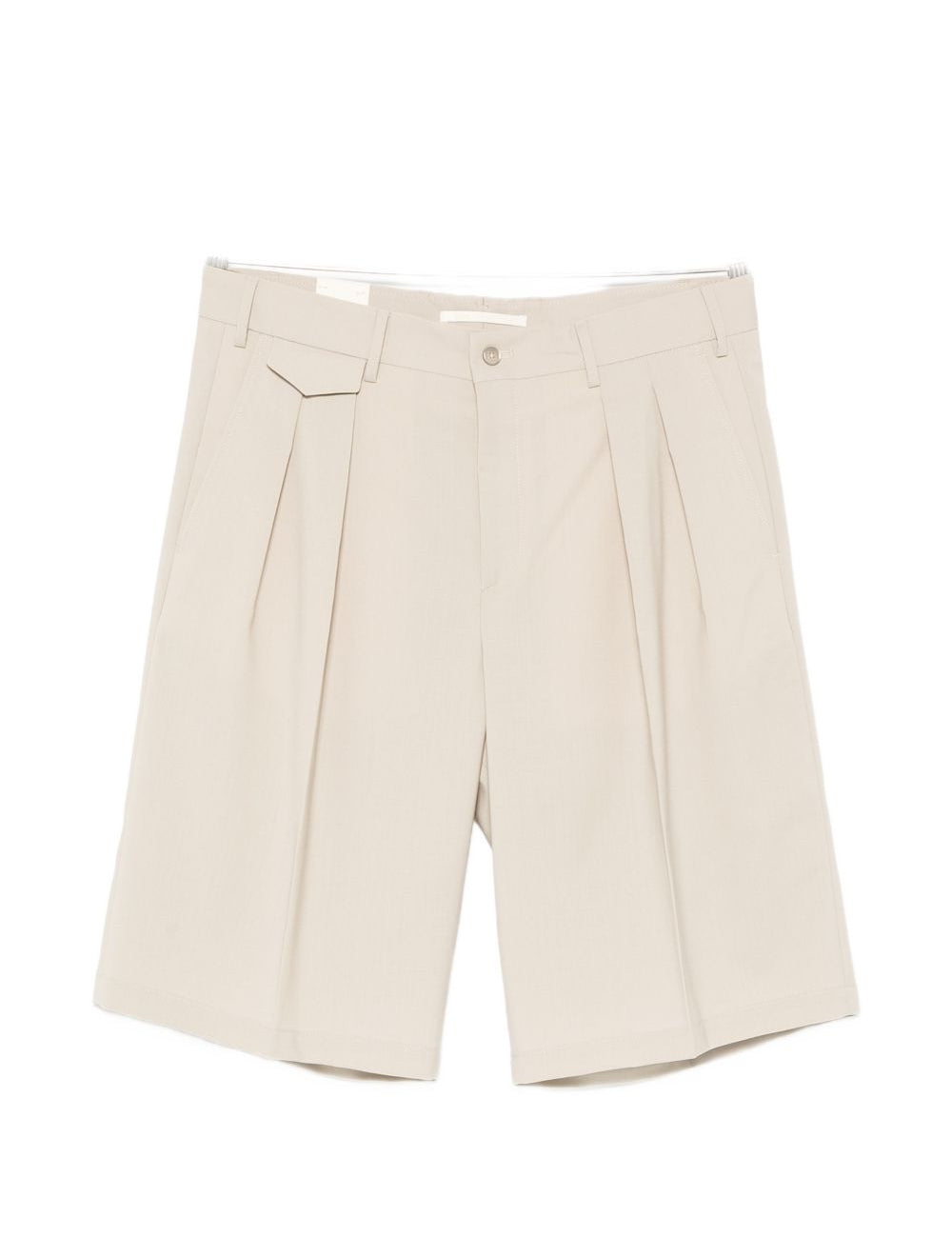 Pantaloncini Bedfords a pieghe con taschino portamonete in verde Briglia 1949 - uomo 