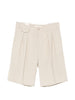 Men's Briglia 1949 Bedford Pleated Shorts with Coin Pocket in Green