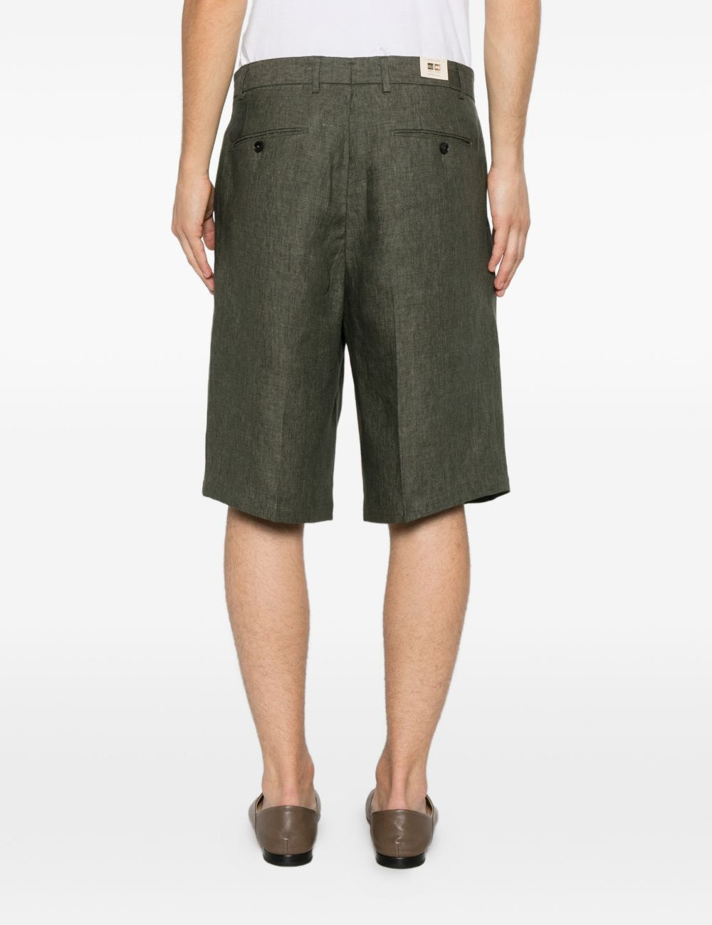 Pantaloncini con dettagli a pieghe in grigio Briglia 1949 - uomo 