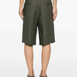 Pantaloncini con dettagli a pieghe in grigio Briglia 1949 - uomo 