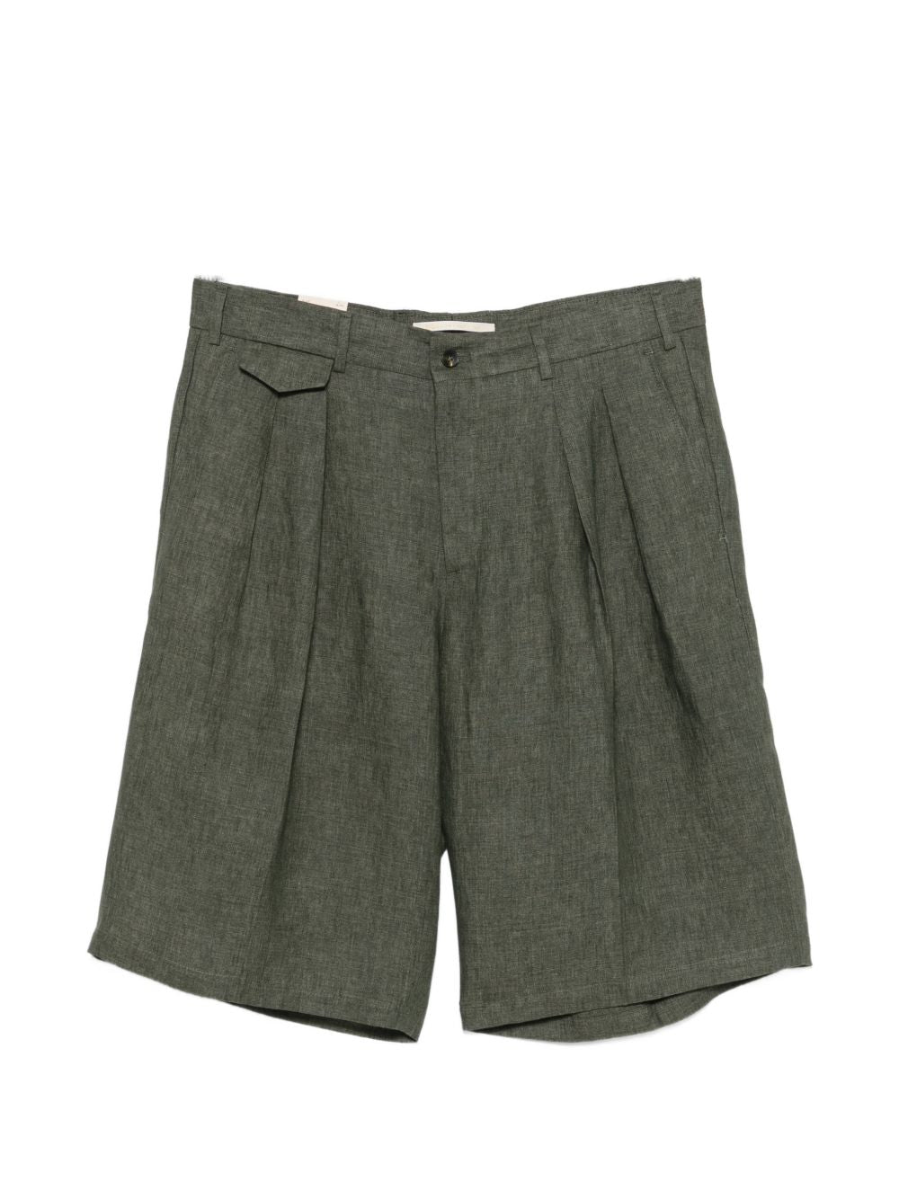 Pantaloncini con dettagli a pieghe in grigio Briglia 1949 - uomo 
