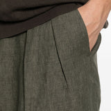 Pantaloncini con dettagli a pieghe in grigio Briglia 1949 - uomo 