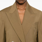 Blazer doppio petto con taschino in marrone Briglia 1949 - donna 