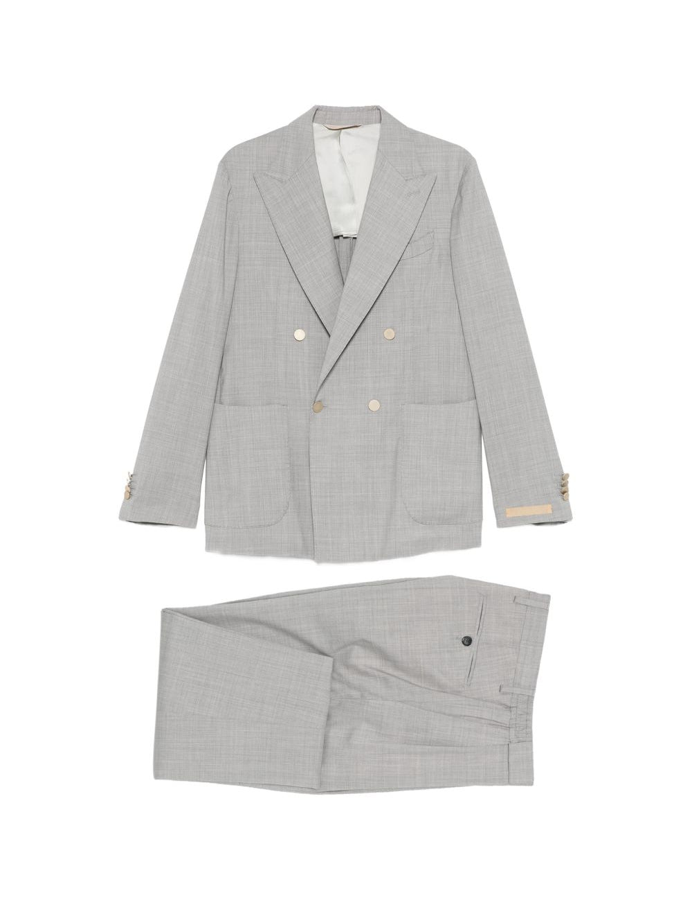 Completo doppiopetto con tasche Bolgheri in grigio Briglia 1949 - uomo 