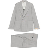 Completo doppiopetto con tasche Bolgheri in grigio Briglia 1949 - uomo 