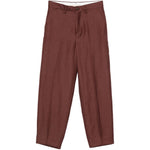 Pantaloni Charlotte con passanti per cintura in marrone Birkenstock x sftm - donna 