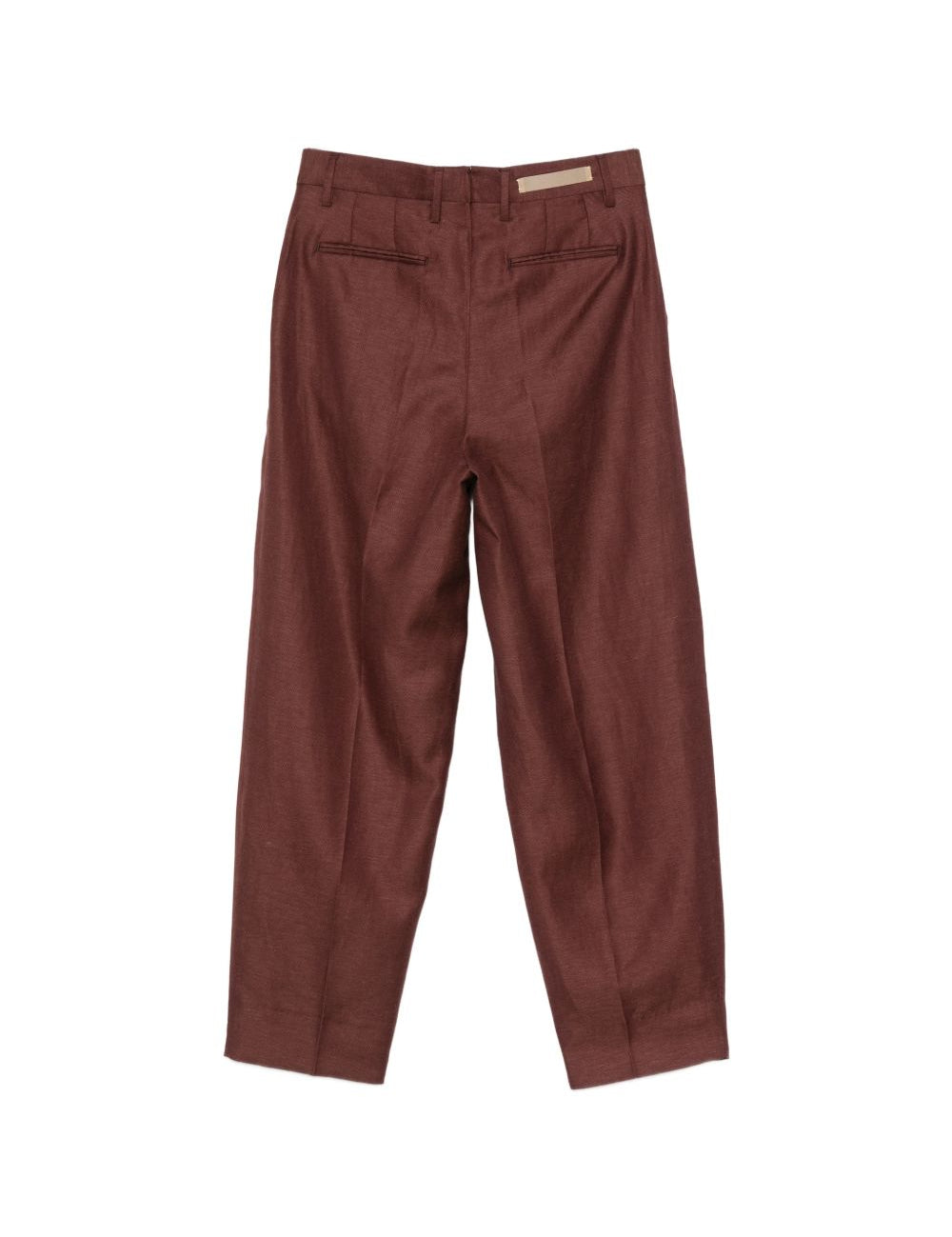 Pantaloni Charlotte con passanti per cintura in marrone Birkenstock x sftm - donna 