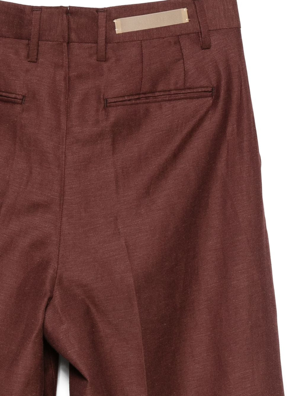 Pantaloni Charlotte con passanti per cintura in marrone Birkenstock x sftm - donna 