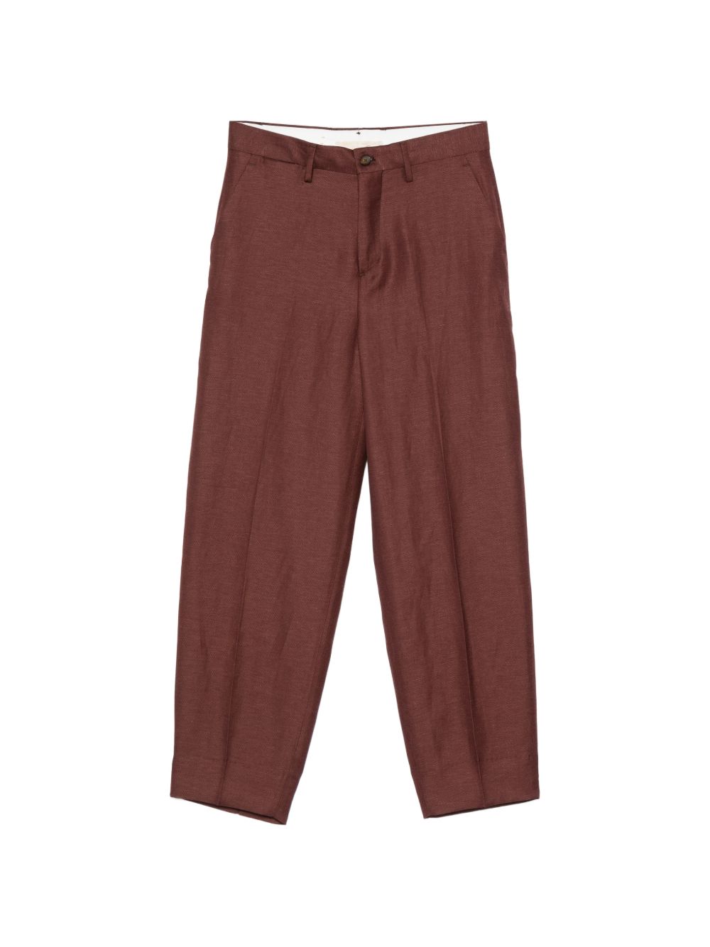 Pantaloni Charlotte con passanti per cintura in marrone Birkenstock x sftm - donna 