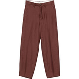 Pantaloni Charlotte con passanti per cintura in marrone Birkenstock x sftm - donna 