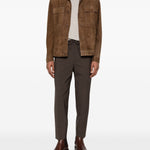 Pantaloni con coulisse covents in marrone Briglia 1949 - uomo 