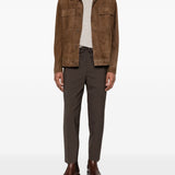 Pantaloni con coulisse covents in marrone Briglia 1949 - uomo 
